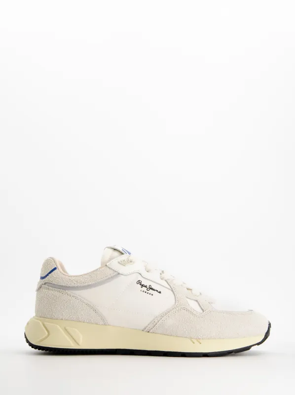 White leather sneakers - Pepe Jeans Marlon Divided sold by Ulanka