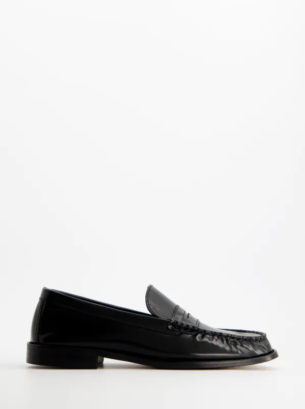 Black leather loafers - Bubby made by Ulanka