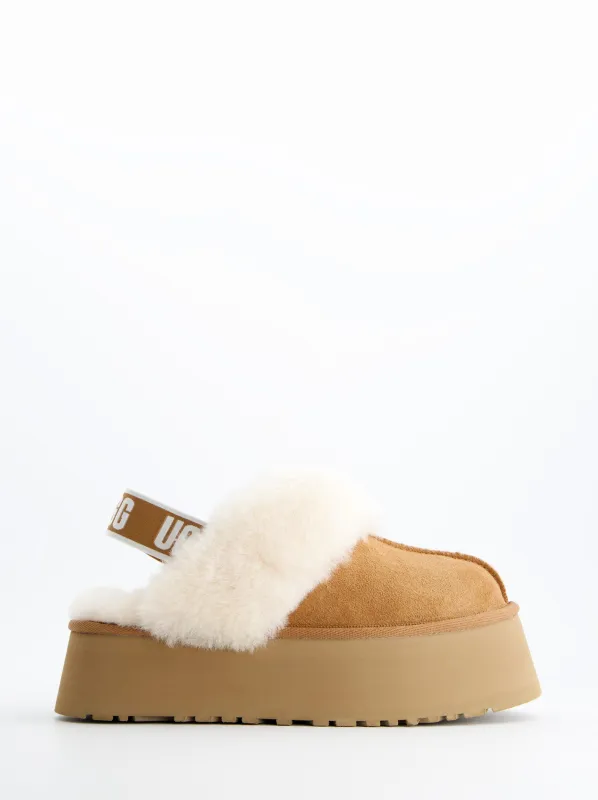UGG Funk - Suede Platform Clogs sold by Ulanka