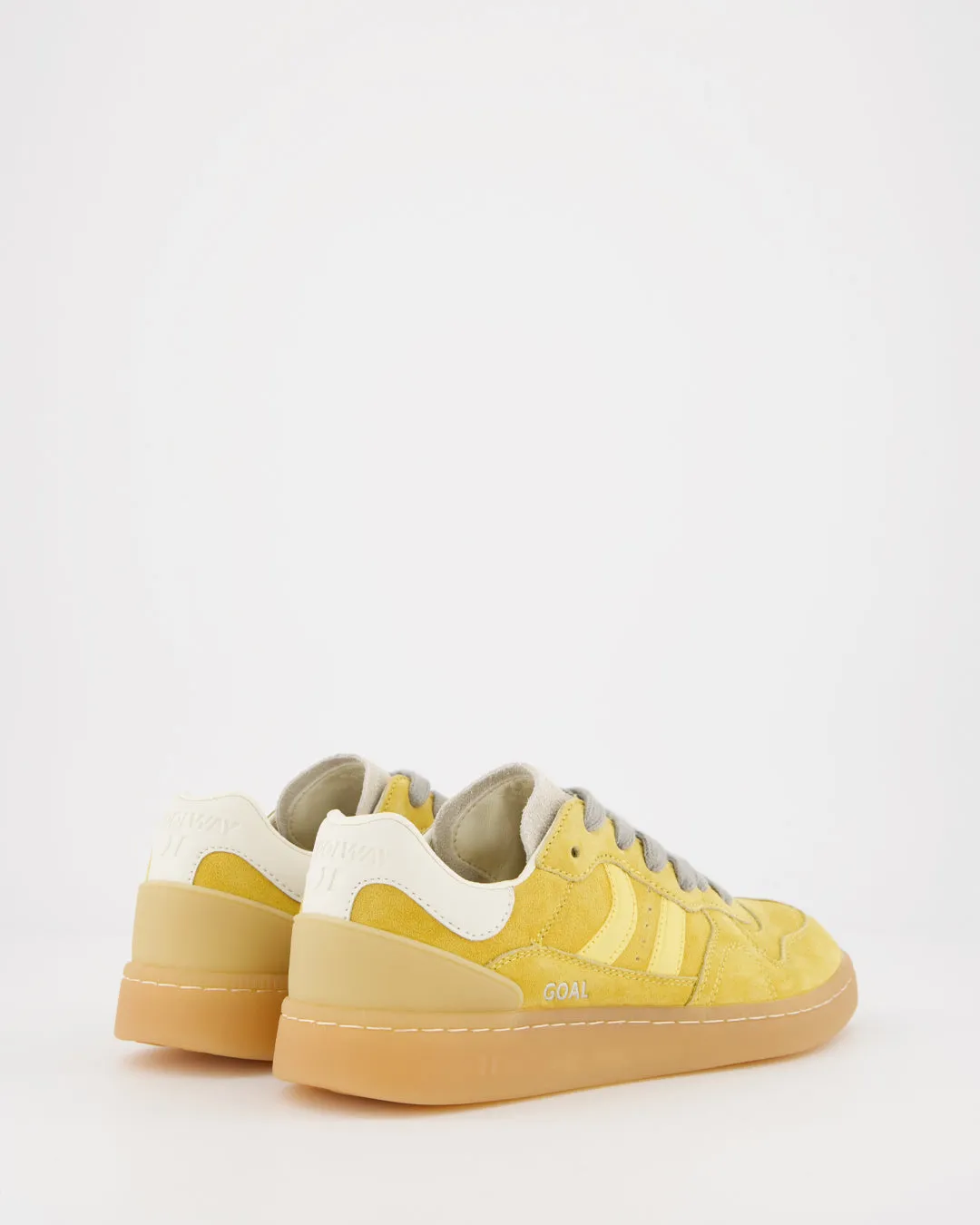 Coolway Goal - Yellow Leather Sneakers sold by Ulanka product image thumbnail 3