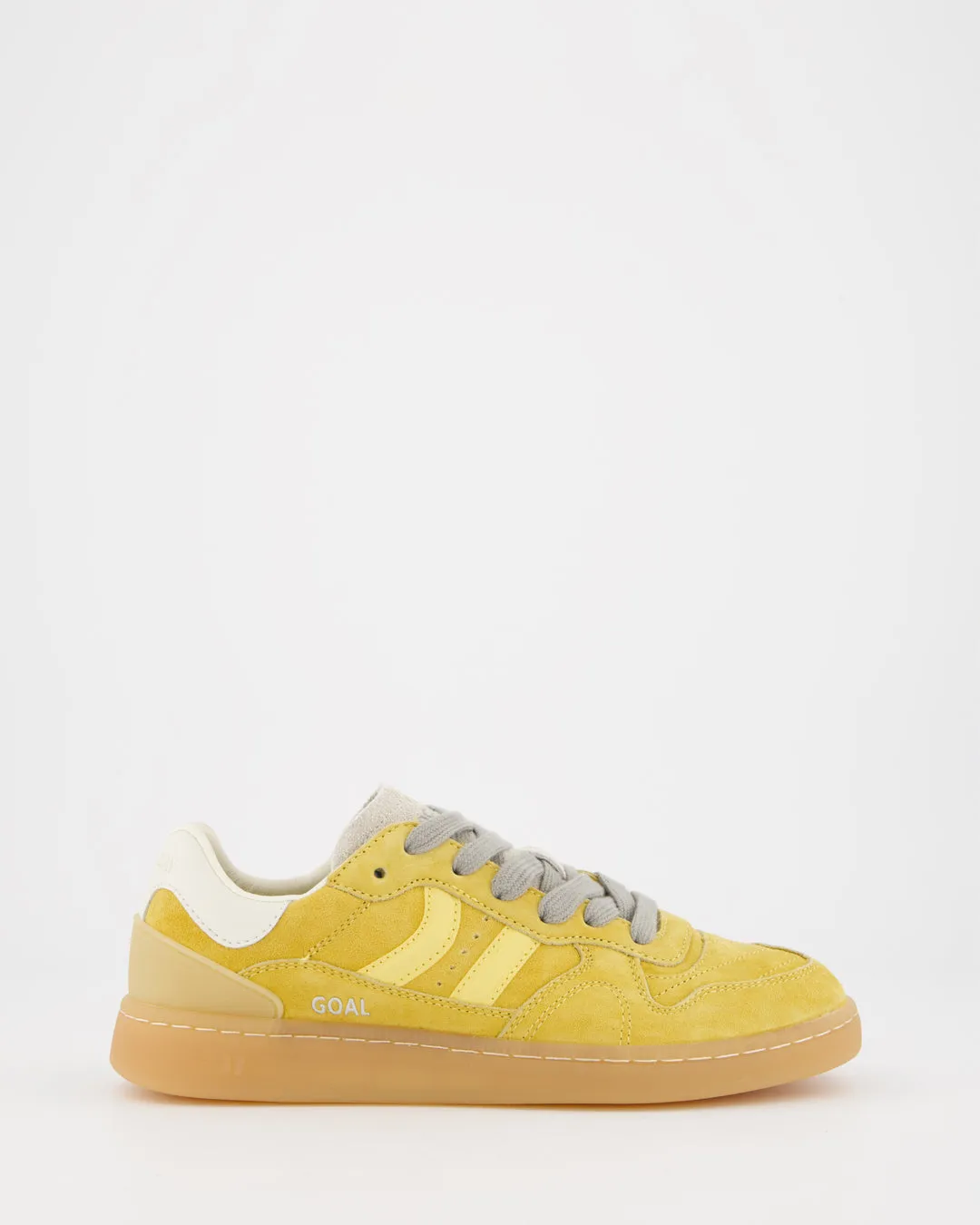 Coolway Goal - Yellow Leather Sneakers sold by Ulanka
