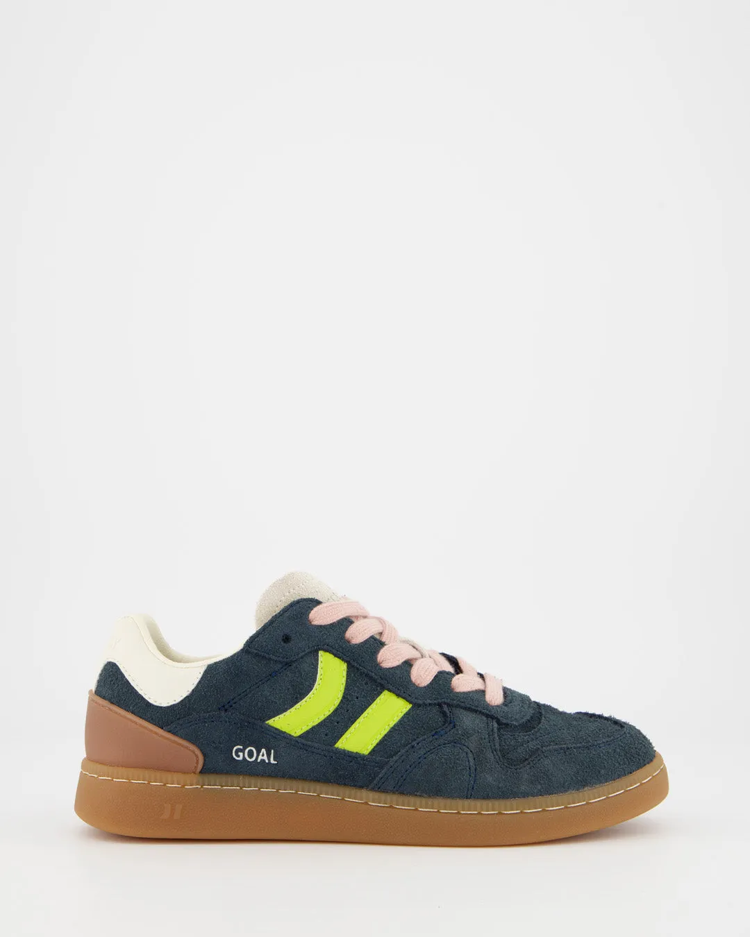 Coolway Goal - Blue Leather Sneakers sold by Ulanka