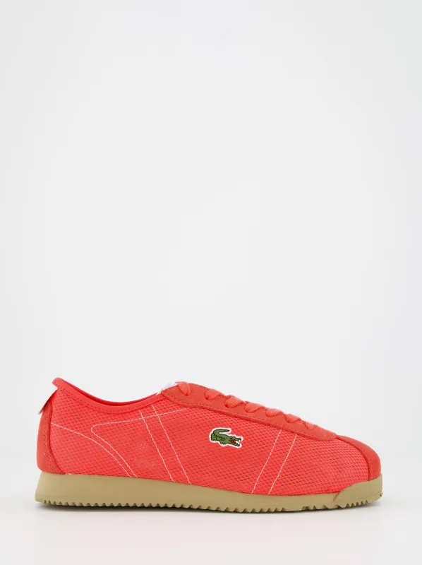 Lacoste Club Low suede and mesh sneakers sold by Ulanka