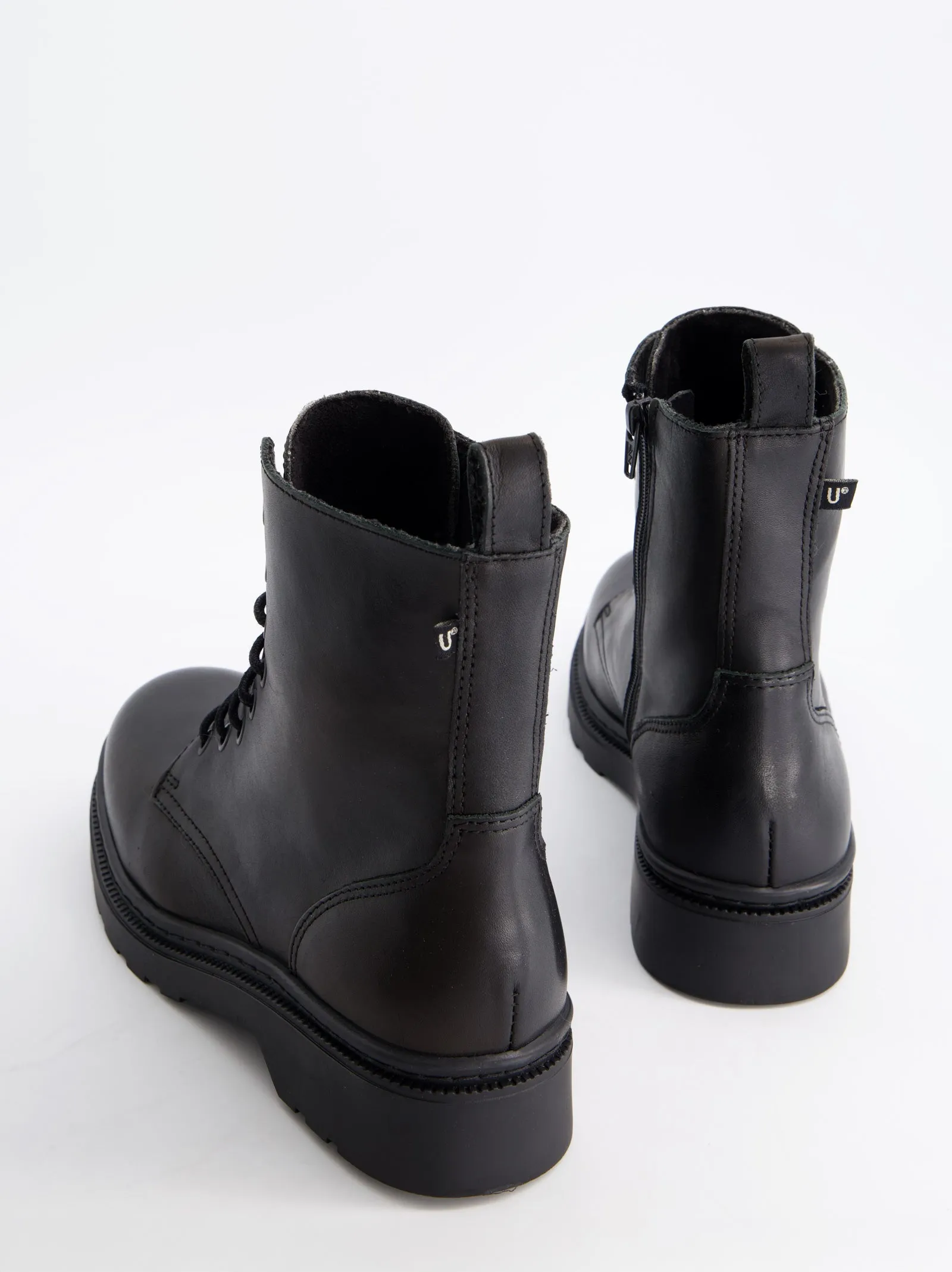 Black leather military boots - Fanny sold by Ulanka product image thumbnail 5