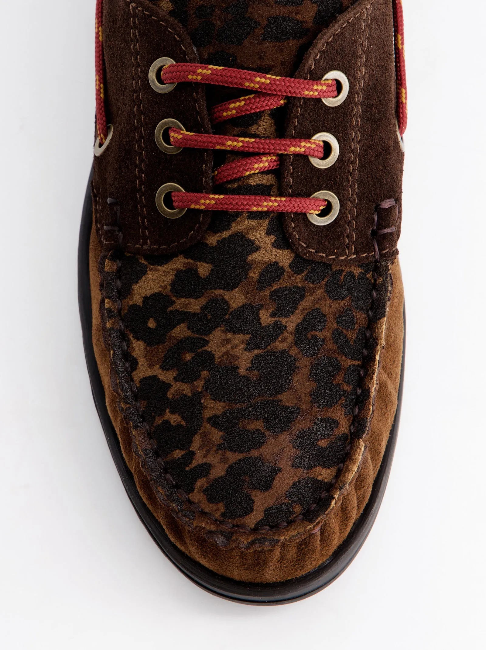 Animal print leather boat shoes - Temi sold by Ulanka product image thumbnail 3