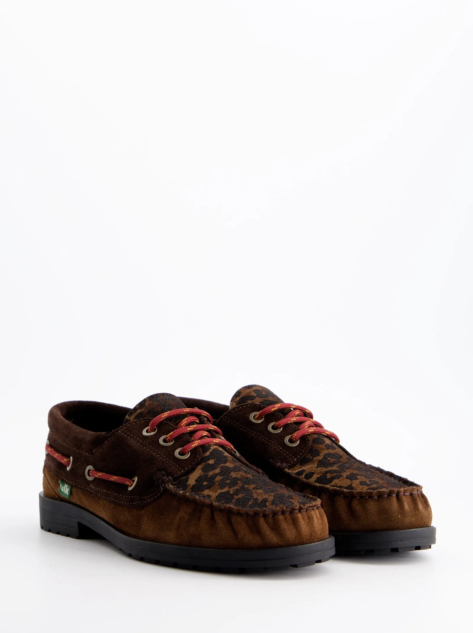 Animal print leather boat shoes - Temi sold by Ulanka product image thumbnail 4