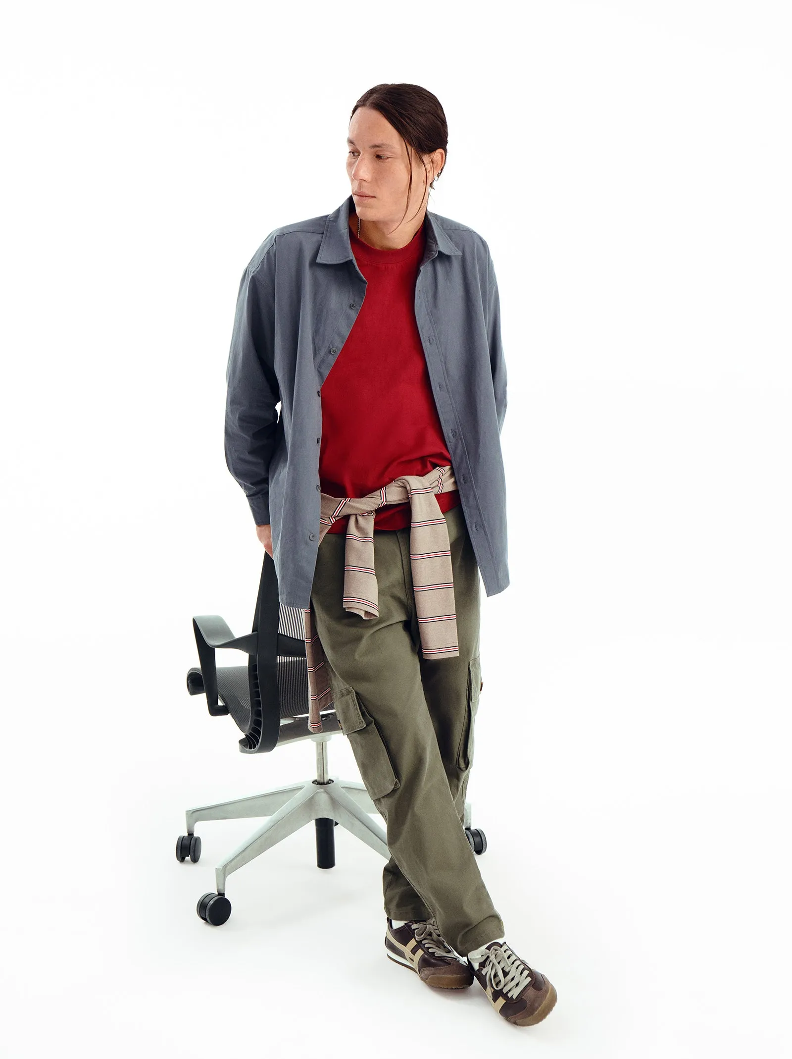 Cargo pants with adjustable hems - ULK Korea sold by Ulanka