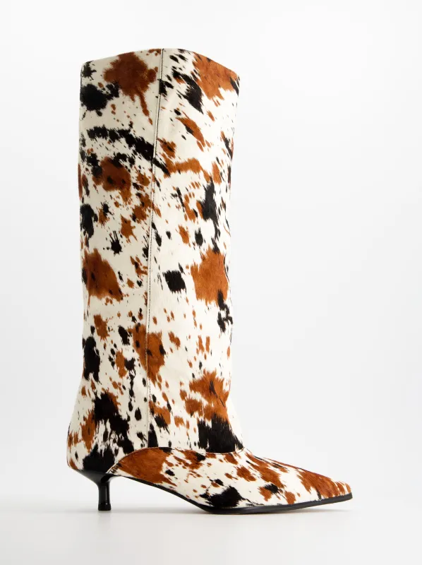 Animal print fur boots - ULK Rockwall sold by Ulanka