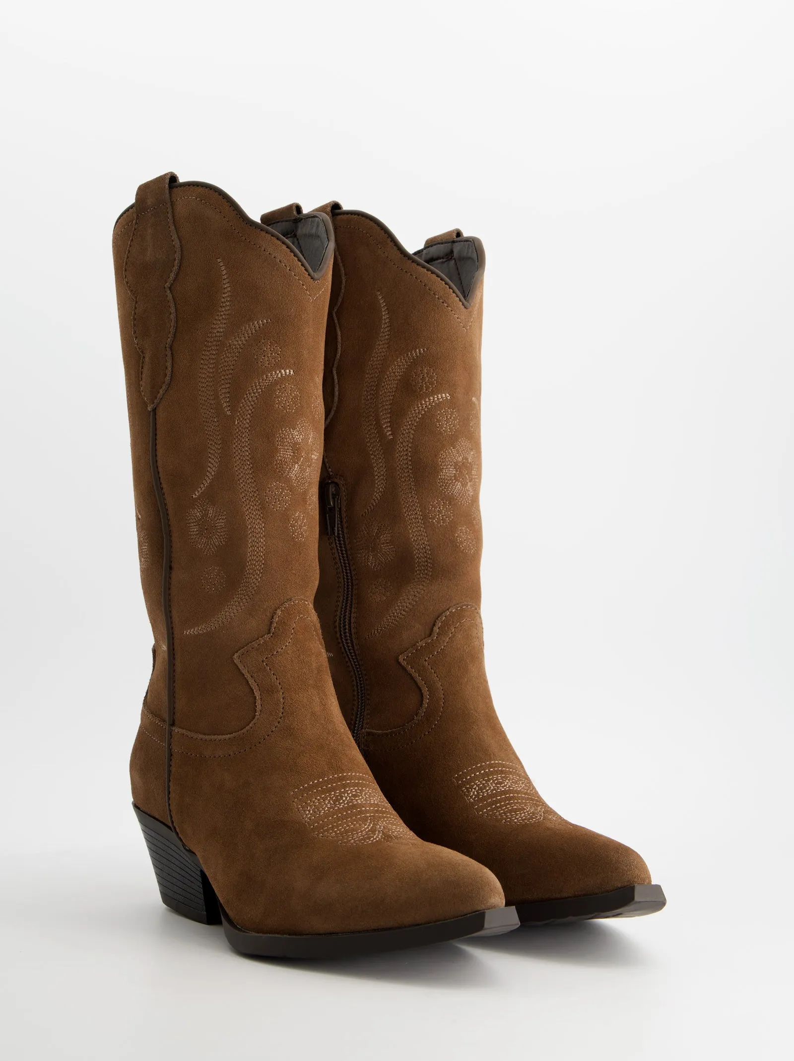 Suede cowboy boots - Ulk India sold by Ulanka product image thumbnail 2