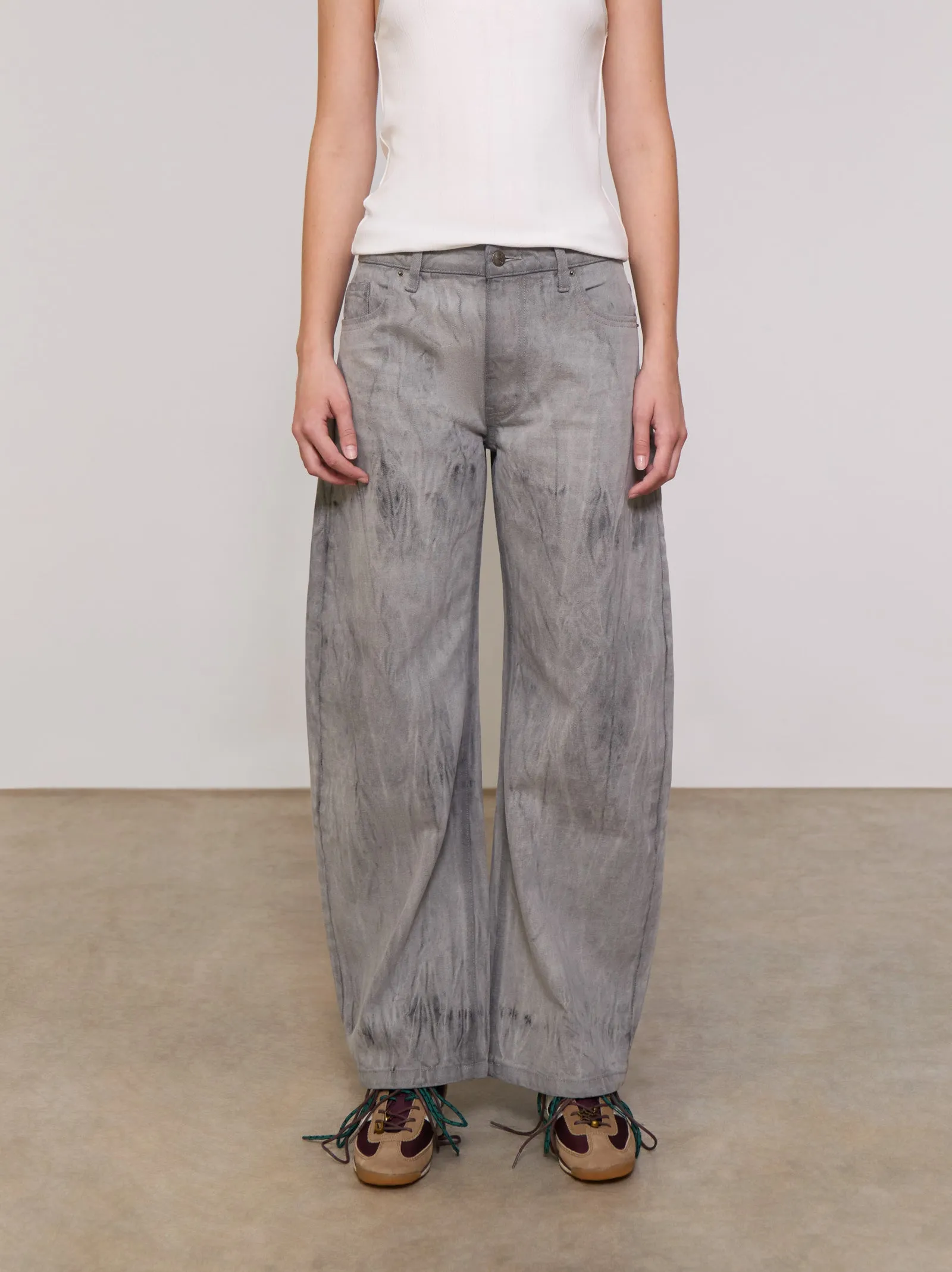 Baggy tye dye jeans - ULK Kelly sold by Ulanka product image thumbnail 3