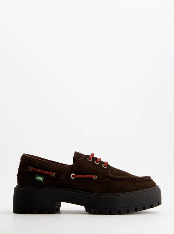 Suede boat shoes - ULK Malena made by Ulanka