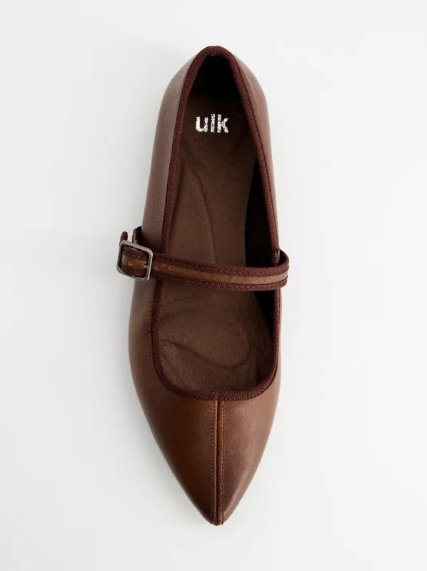 Leather pointe shoes - ULK Softy sold by Ulanka