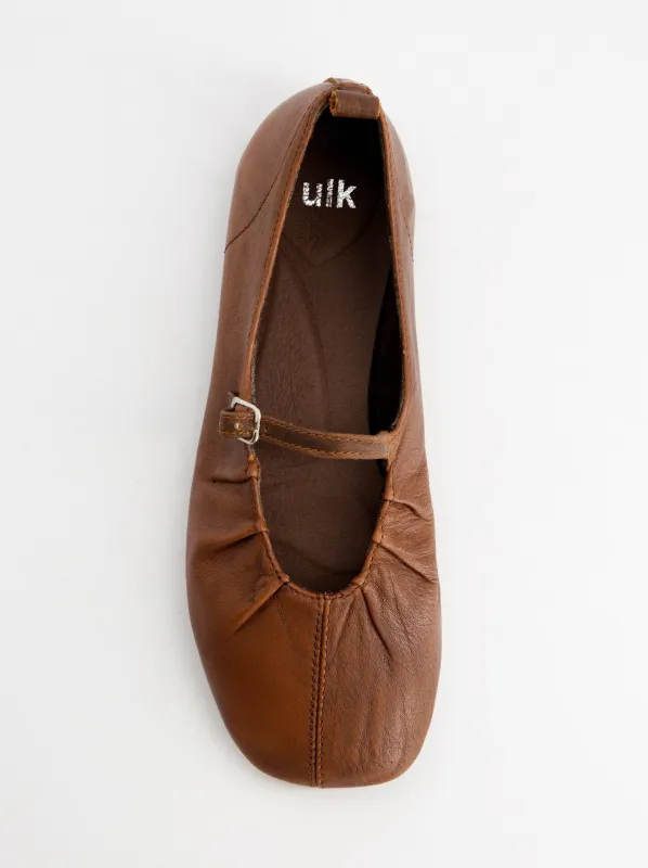 Mary Jane Leather Ballet Flats - ULK Bambi sold by Ulanka
