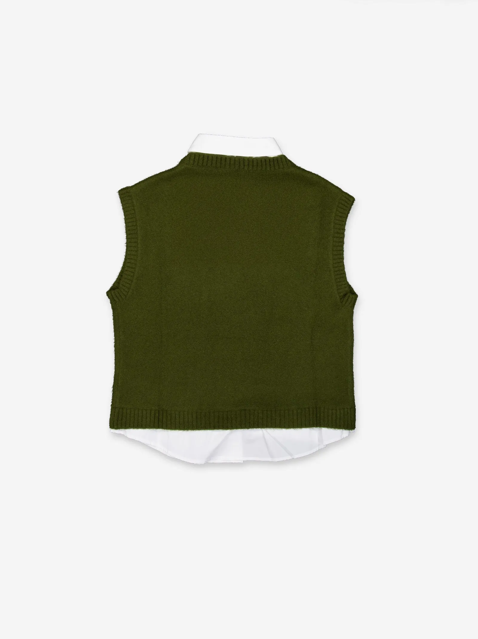 Knitted vest with shirt - ULK Joile sold by Ulanka product image thumbnail 2