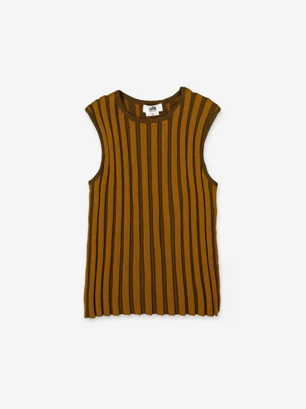 Sleeveless knit top - ULK Matilde sold by Ulanka