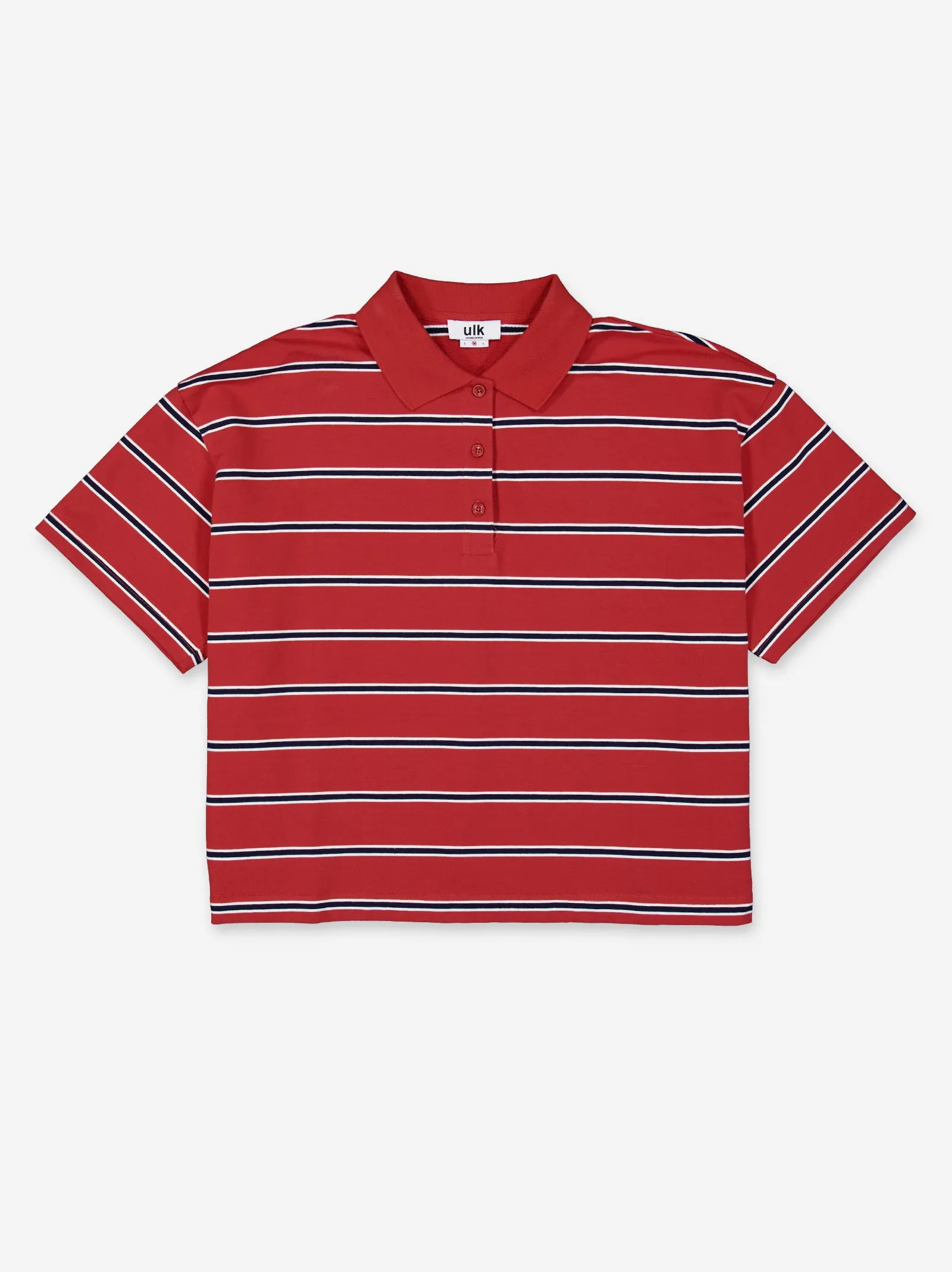 Striped polo neck t-shirt - ULK Sakura sold by Ulanka product image thumbnail 2