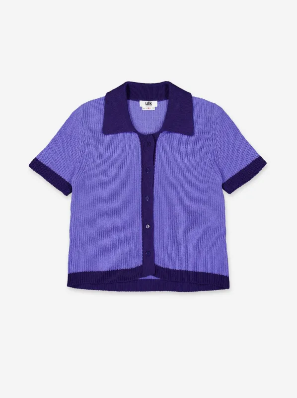 Short-sleeved knitted jacket - ULK Lillian sold by Ulanka