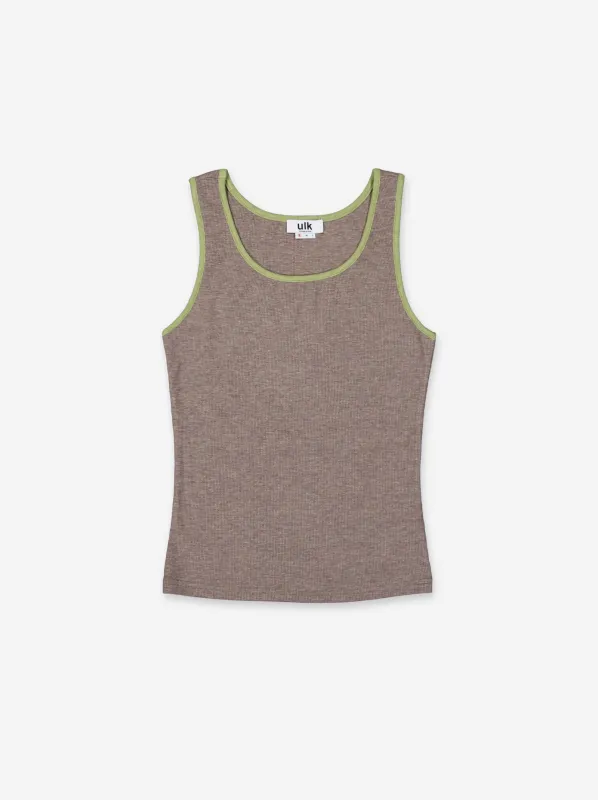 ULK Clover Piping Tank Top made by Ulanka