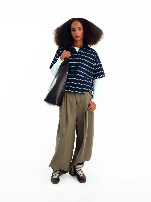 Flowy pleated trousers - ULK Emma made by Ulanka