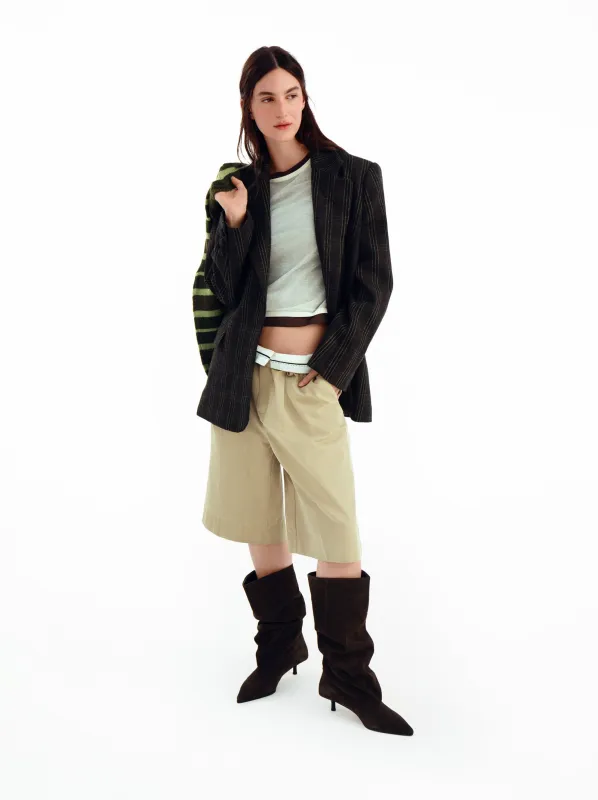 Oversized checked blazer - ULK Java sold by Ulanka