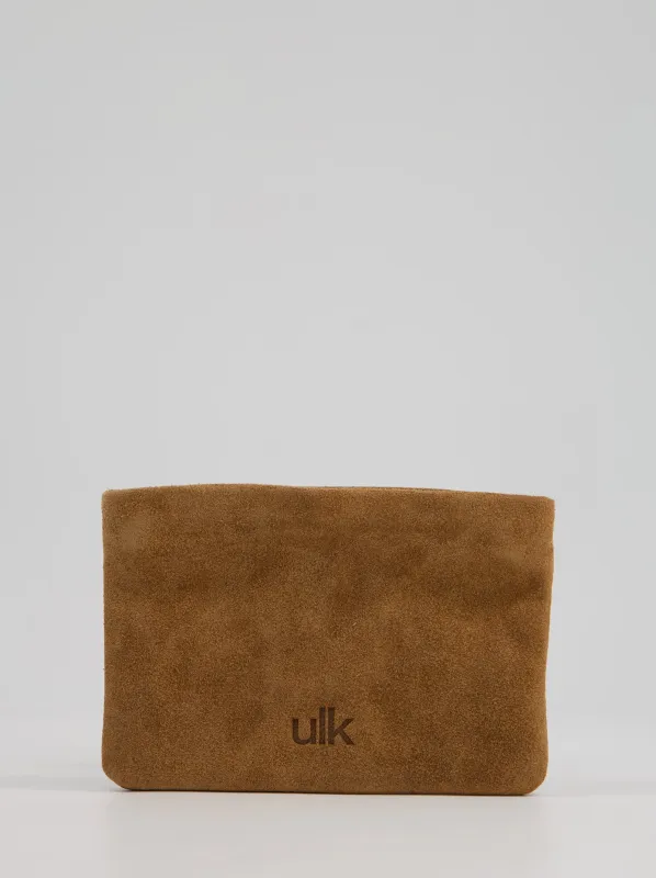Suede Clutch Purse - ULK Joelle sold by Ulanka