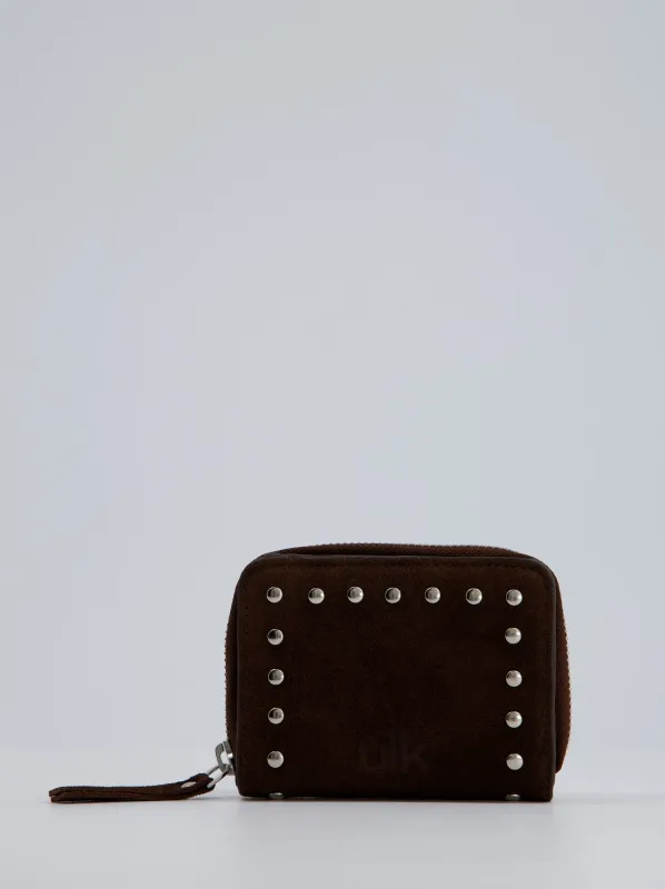 Studded Suede Wallet - ULK Baly sold by Ulanka