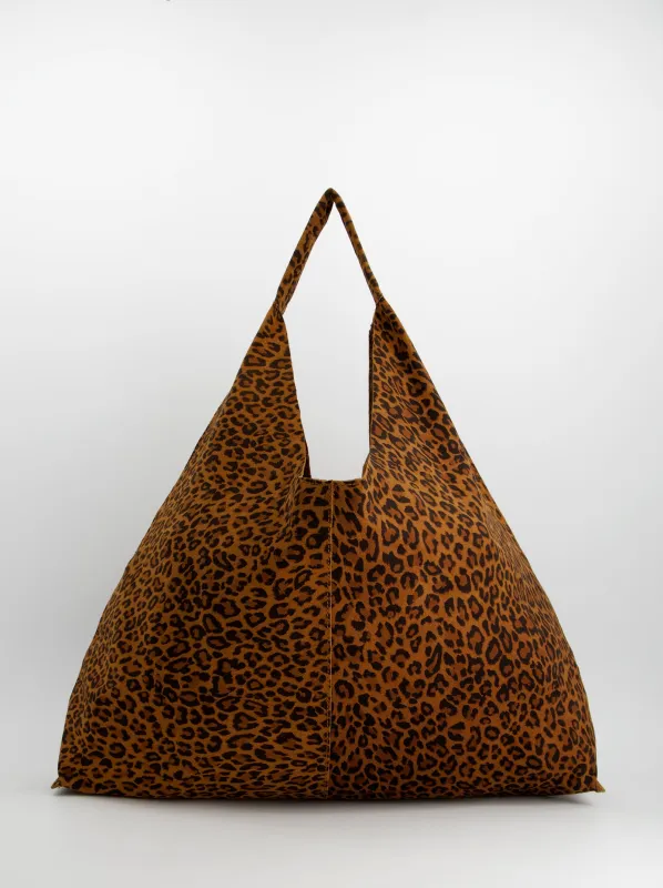 Bolso hobo de piel animal print - Fede Maxi sold by Ulanka