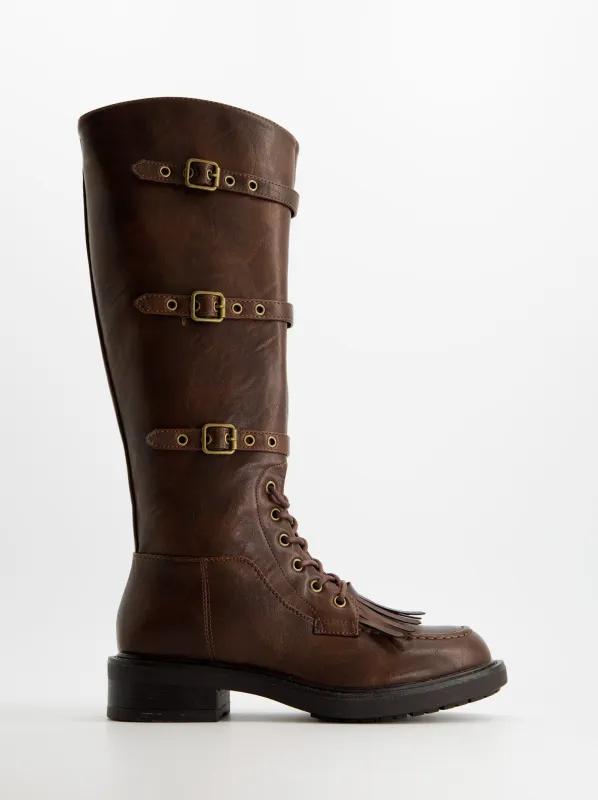 High boots with laces - ULK Cayetana sold by Ulanka