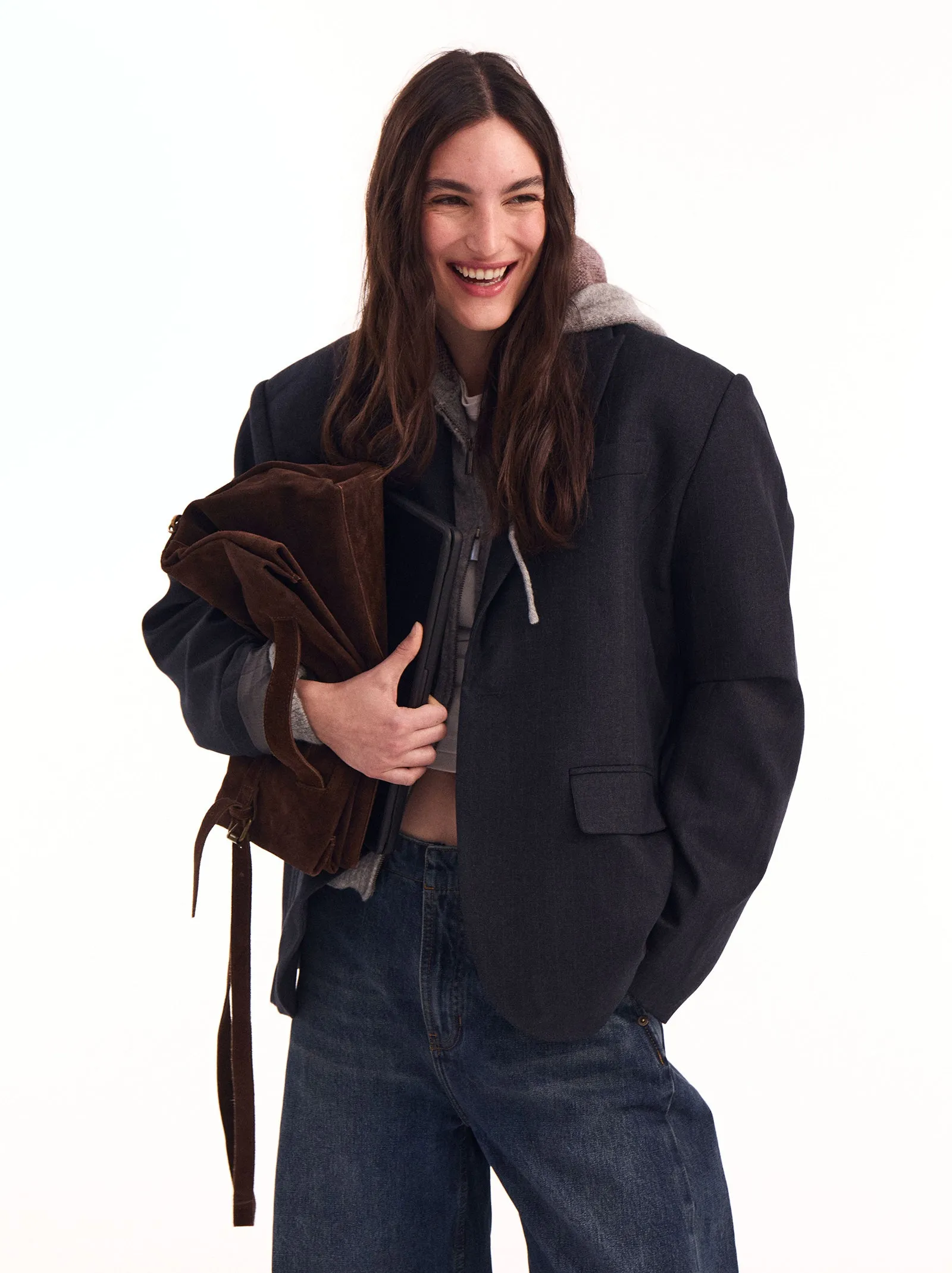 Convertible leather shoulder bag - ULK Roseta sold by Ulanka