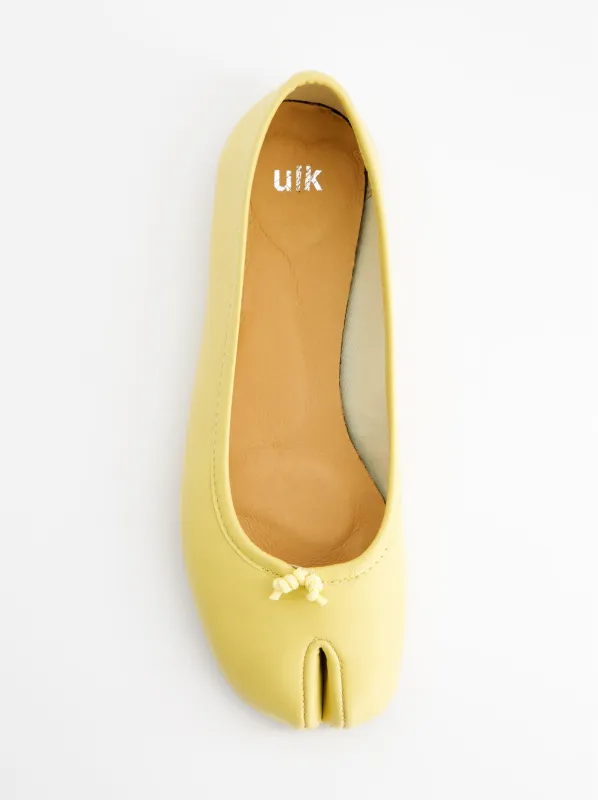 Leather tabi ballerinas - Karva sold by Ulanka