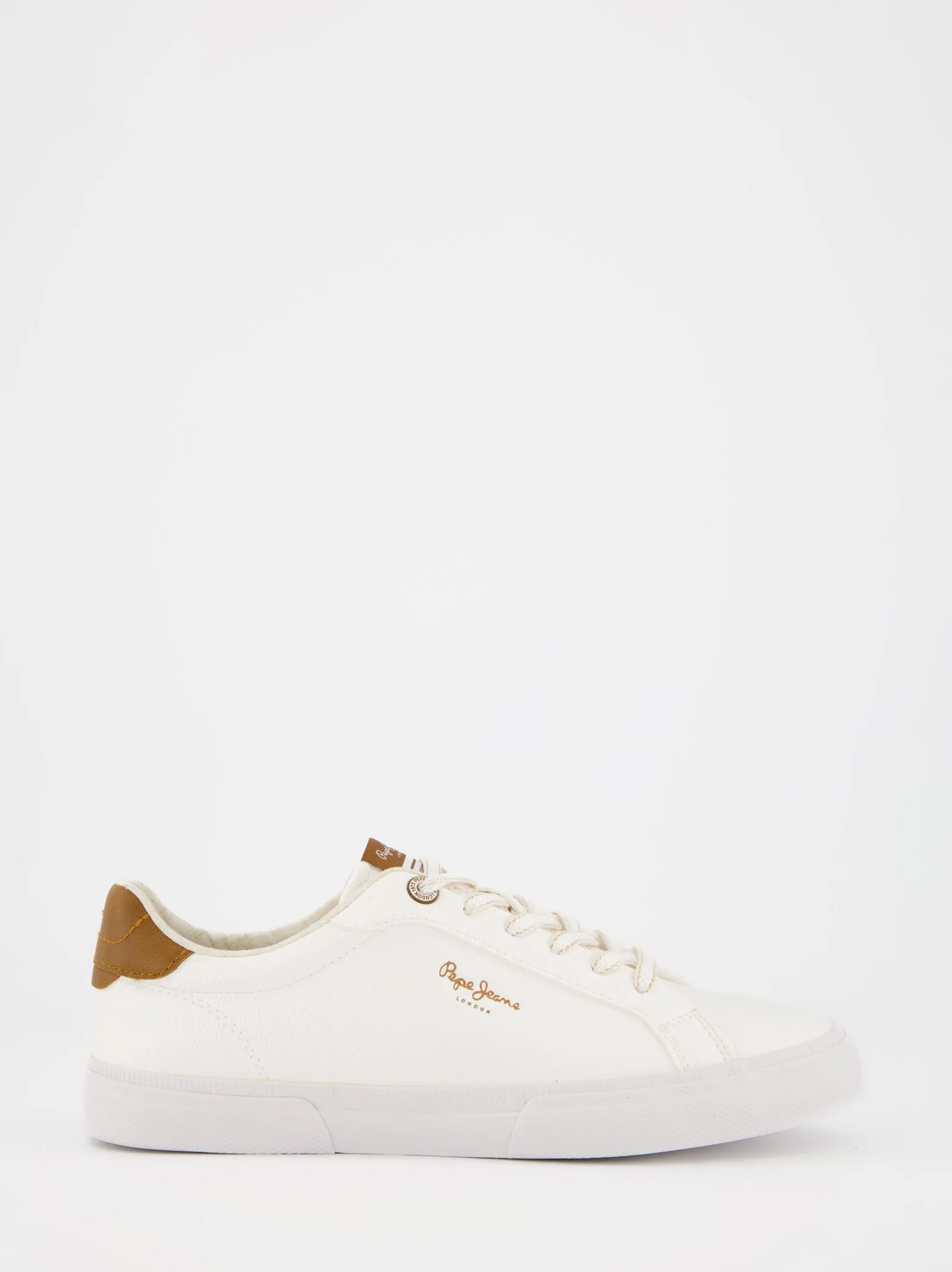 White Pepe Jeans sneakers sold by Ulanka
