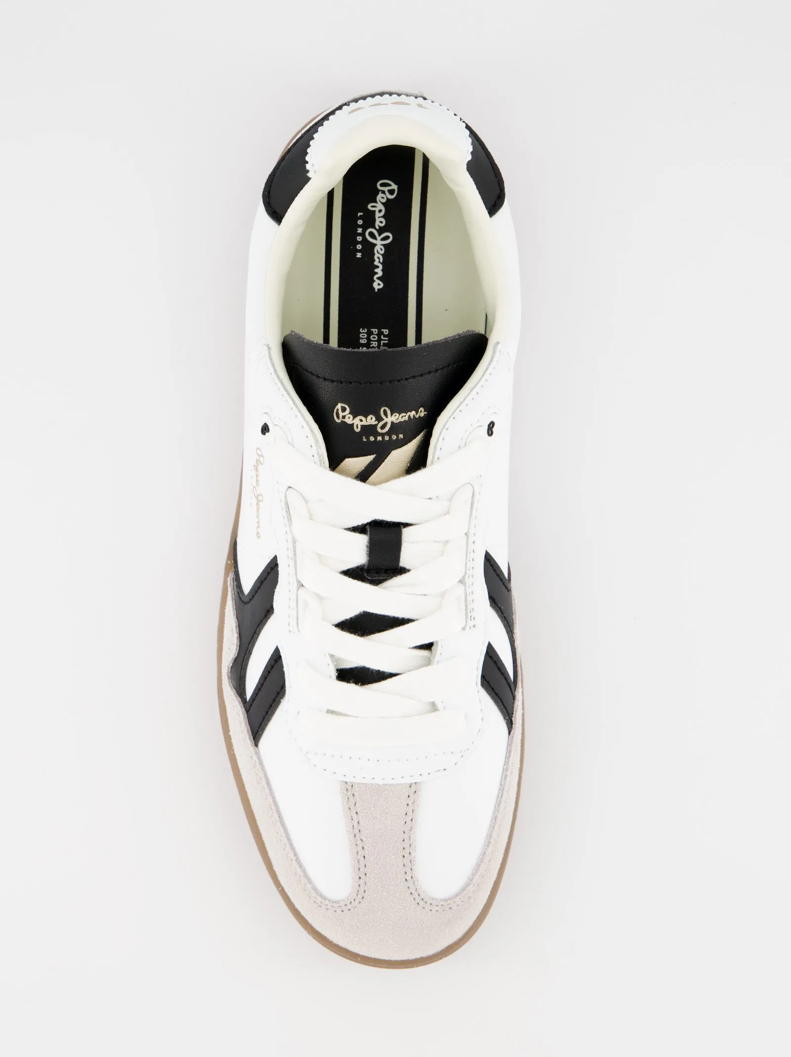 Pepe Jeans leather sneakers with suede details sold by Ulanka product image thumbnail 3