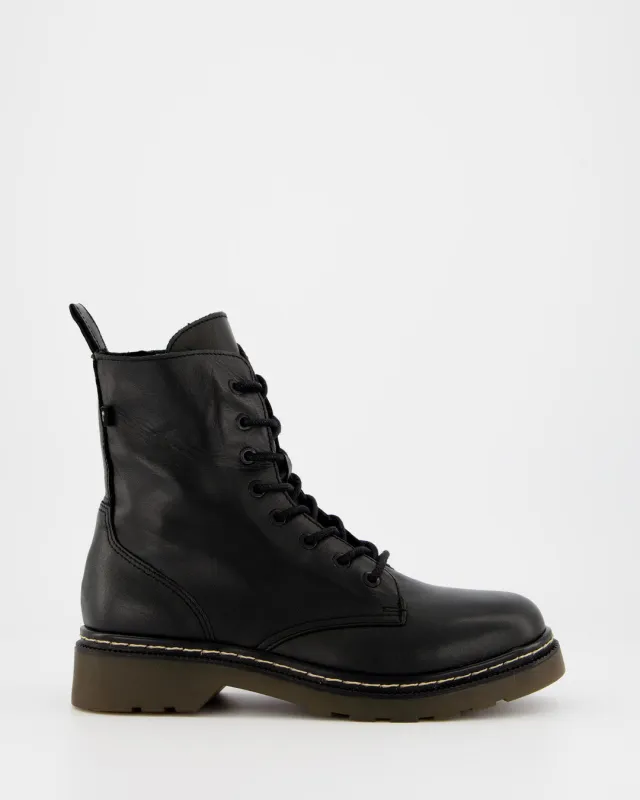 Ulanka Efany - Leather ankle boots sold by Ulanka
