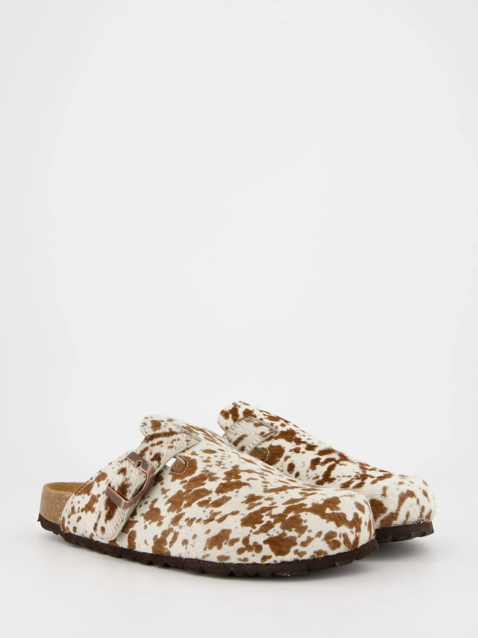 Animal Print Fur Clogs - Trudy sold by Ulanka product image thumbnail 3