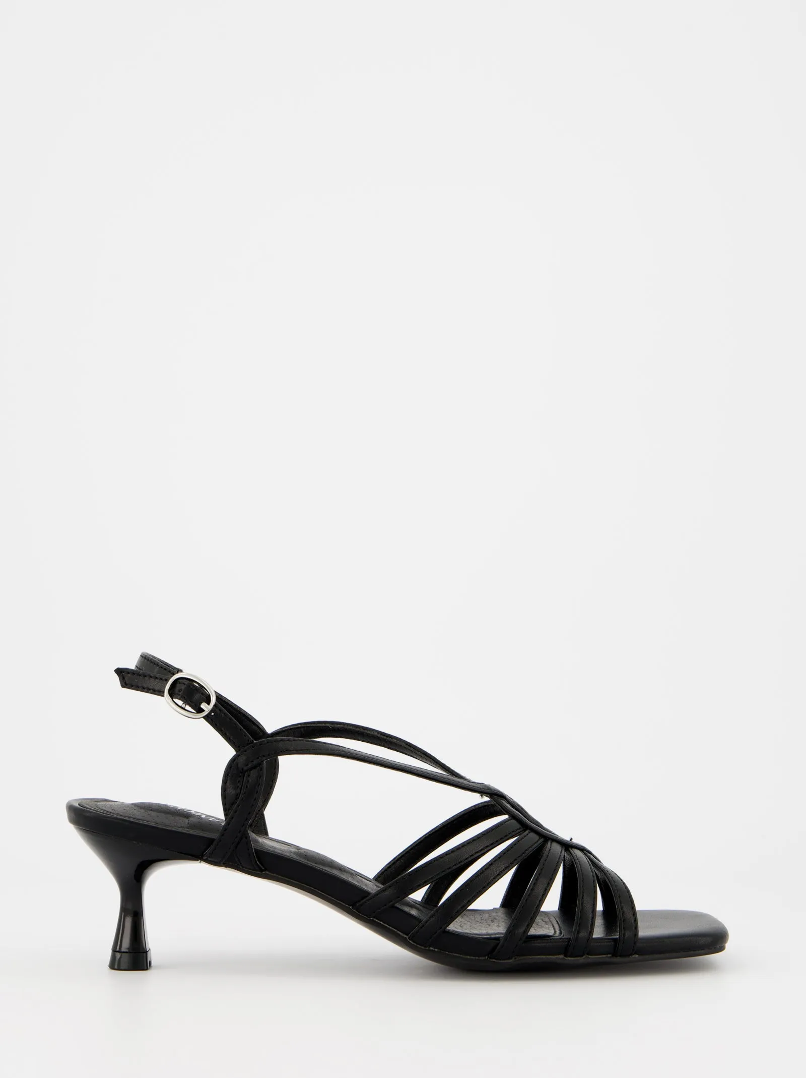 Black heeled sandals - Bhoon sold by Ulanka