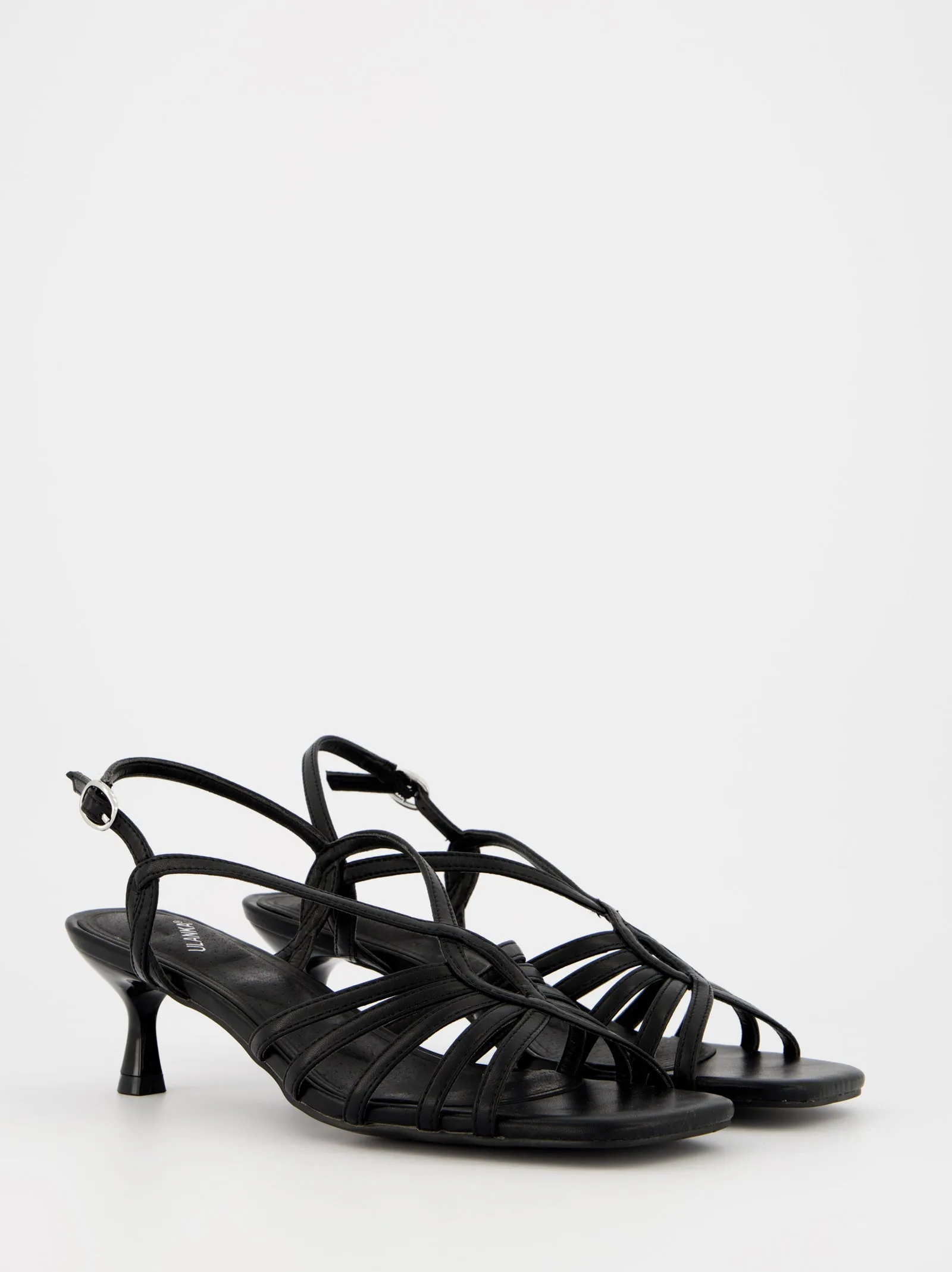 Black heeled sandals - Bhoon sold by Ulanka product image thumbnail 2