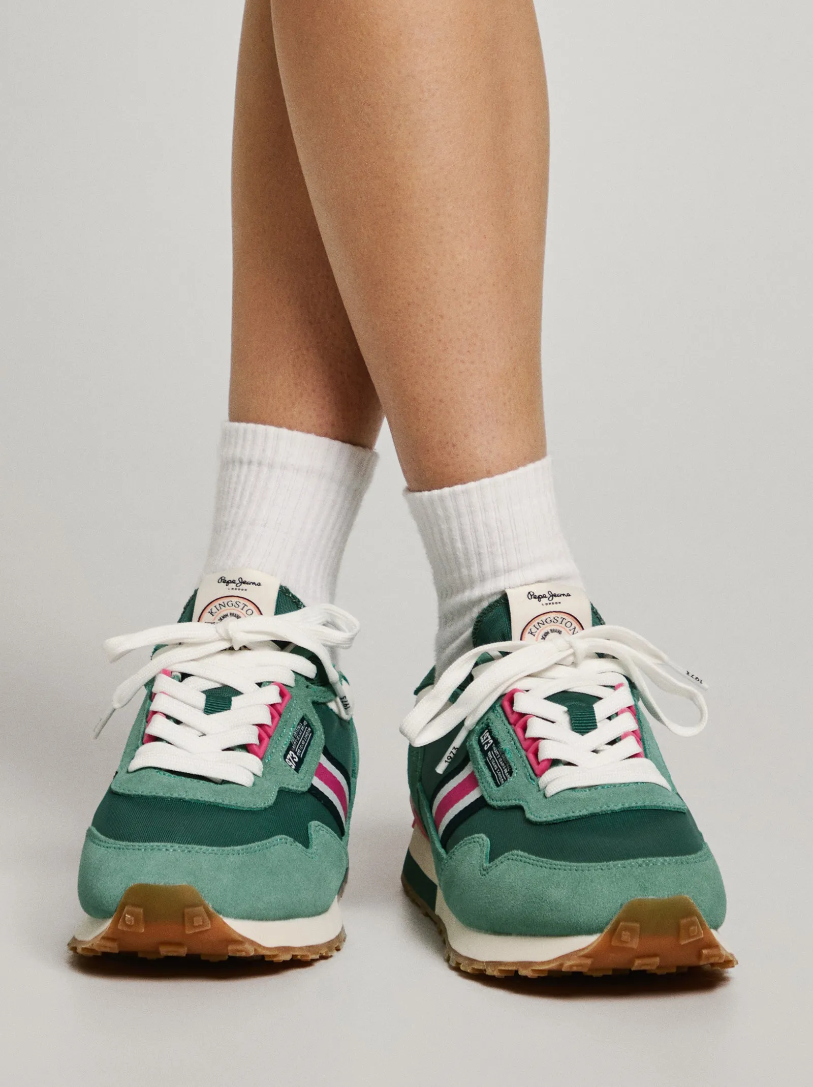 Pepe Jeans running sneakers with suede details sold by Ulanka product image thumbnail 2