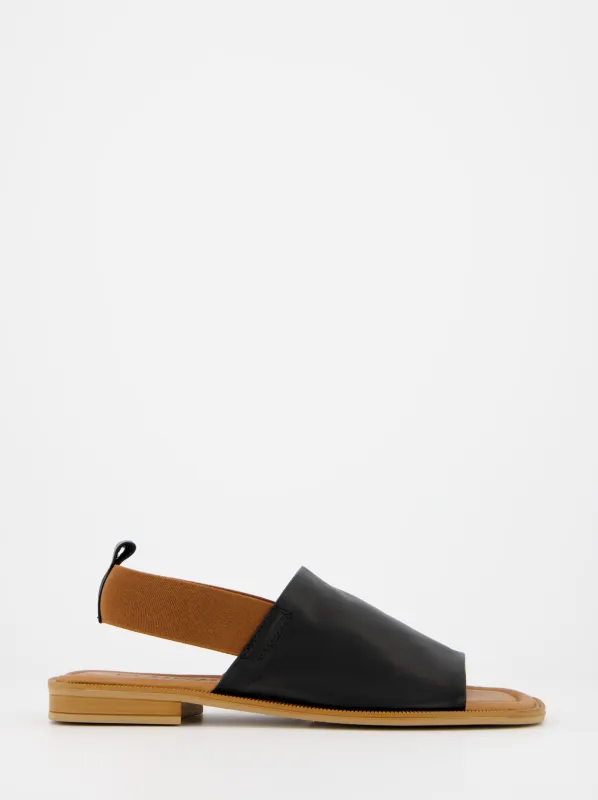 Ulanka Sandy flat leather sandals sold by Ulanka