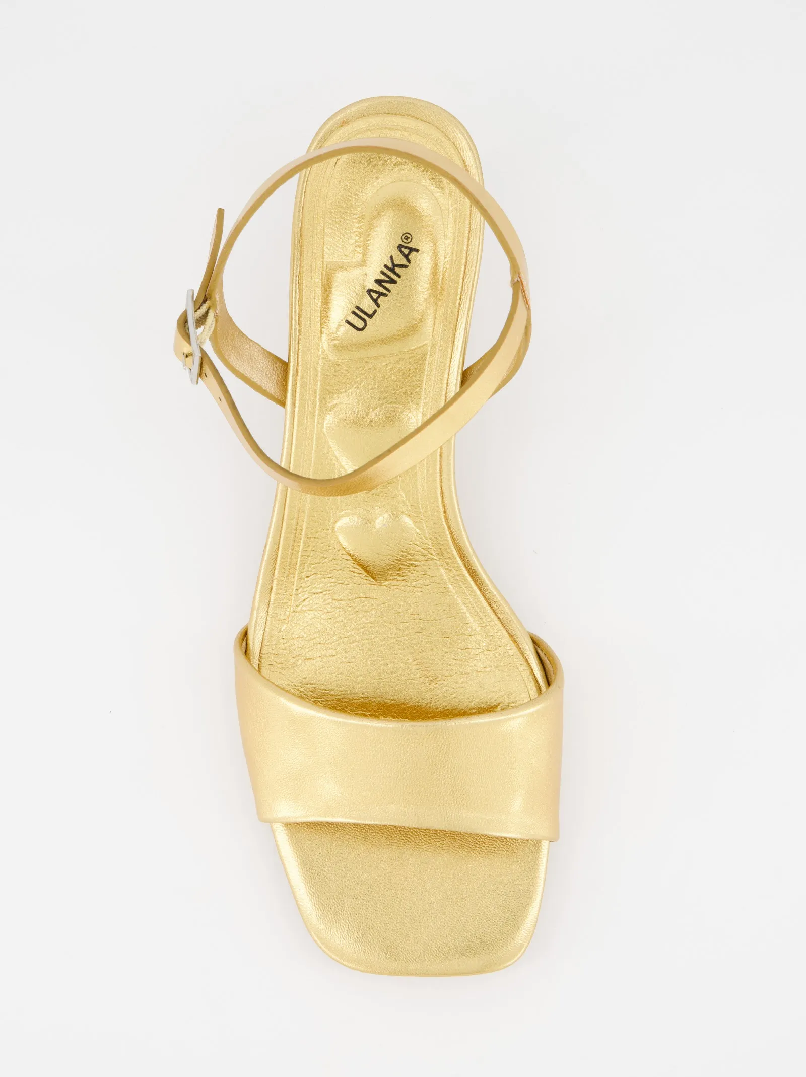 Gold heeled sandals - Butter sold by Ulanka product image thumbnail 3