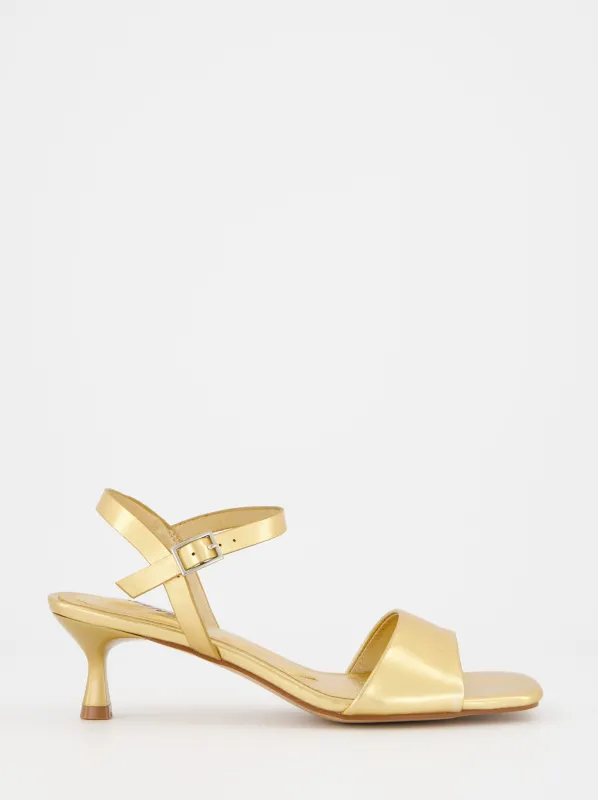 Gold heeled sandals - Butter made by Ulanka