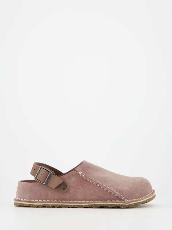 Birkenstock Lutry Bio Suede Clogs sold by Ulanka