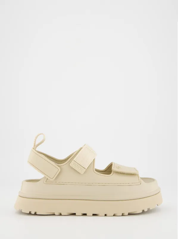 Ugg rubberized platform sandals sold by Ulanka