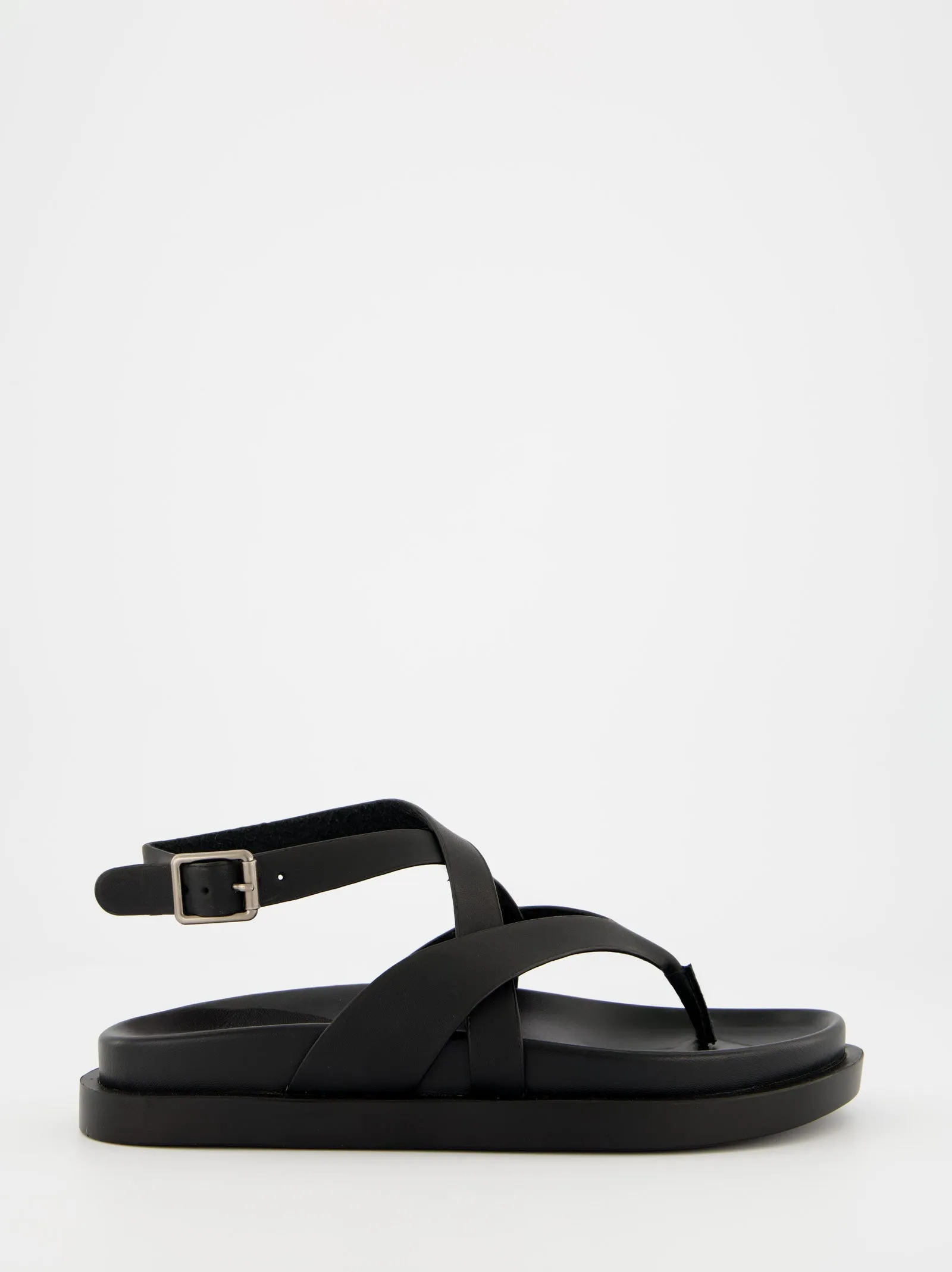 Flat sandal with straps - Crec sold by Ulanka