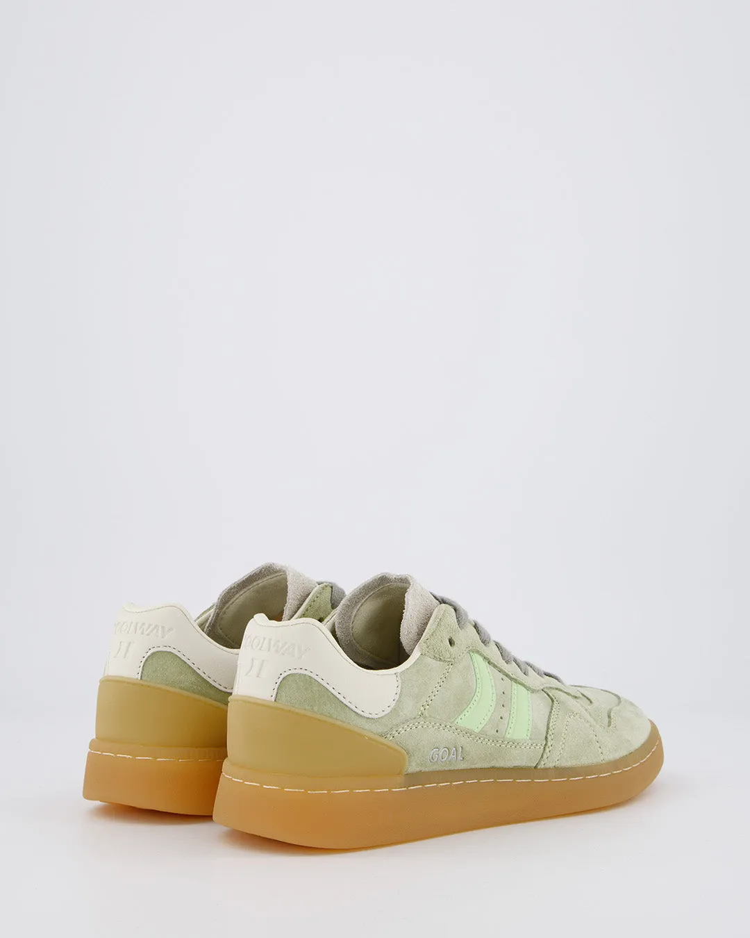 Coolway Goal - Green Leather Sneakers sold by Ulanka product image thumbnail 4