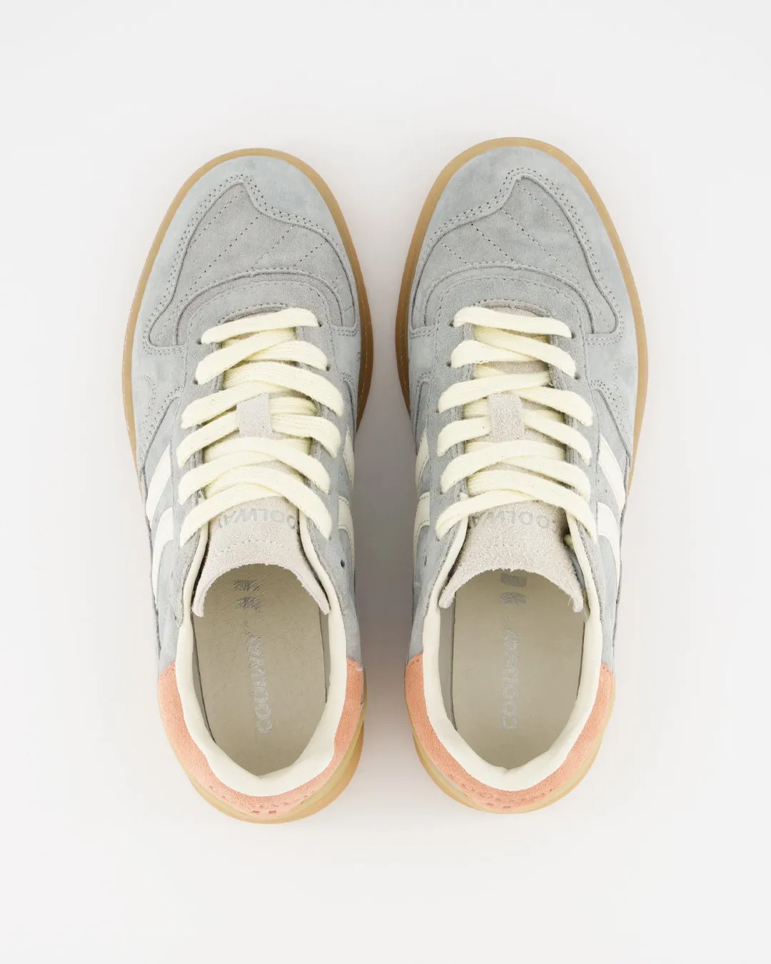 Coolway Goal - Greyish Blue Leather Sneakers sold by Ulanka product image thumbnail 4