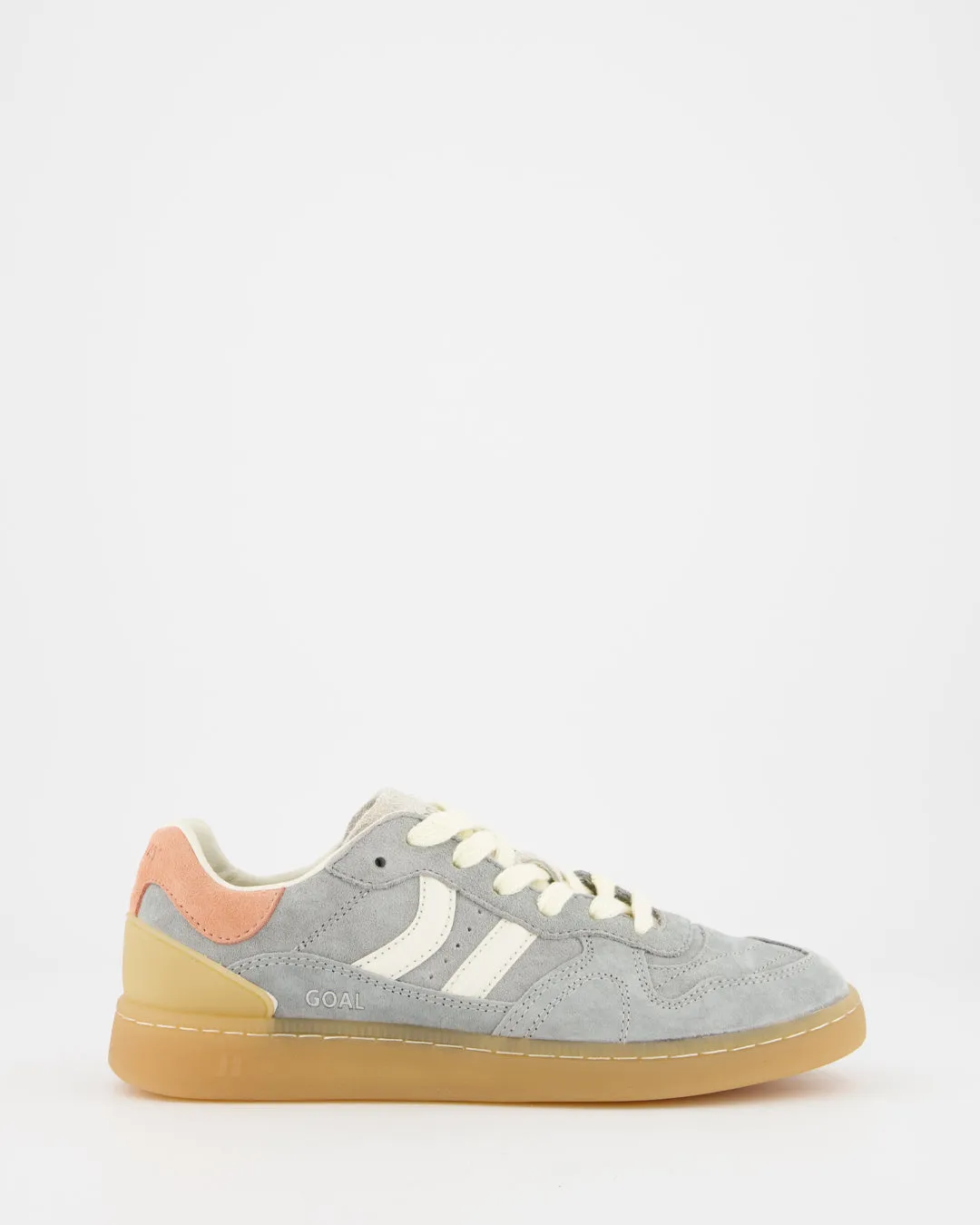 Coolway Goal - Greyish Blue Leather Sneakers sold by Ulanka