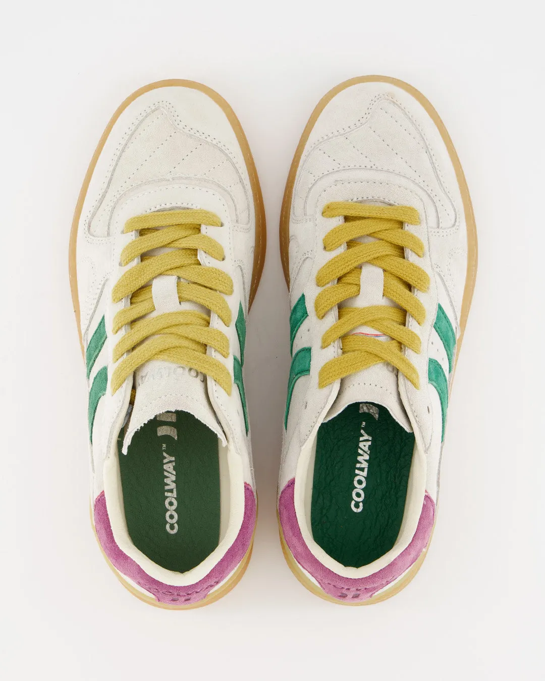 Coolway Goal - Grey Leather Sneakers sold by Ulanka product image thumbnail 3