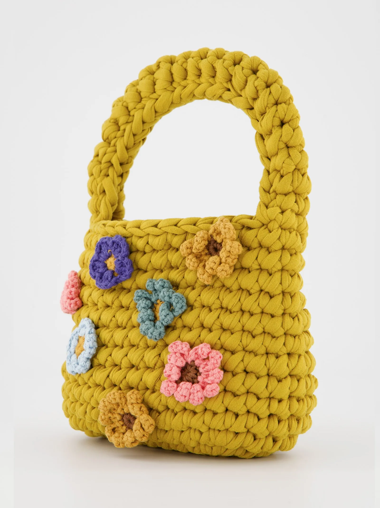 Mini crochet bag with flowers - Marzia sold by Ulanka product image thumbnail 4