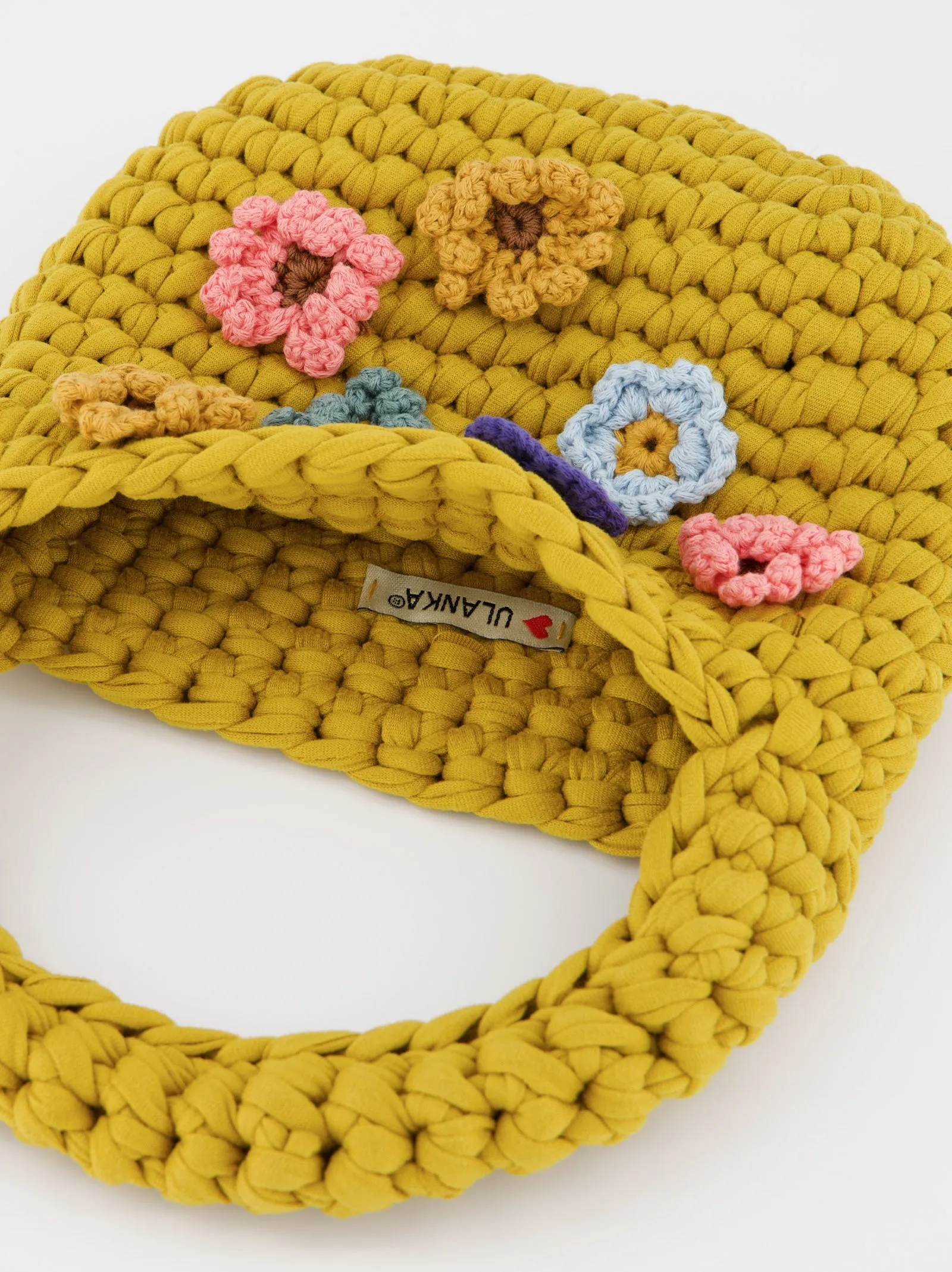 Mini crochet bag with flowers - Marzia sold by Ulanka product image thumbnail 5