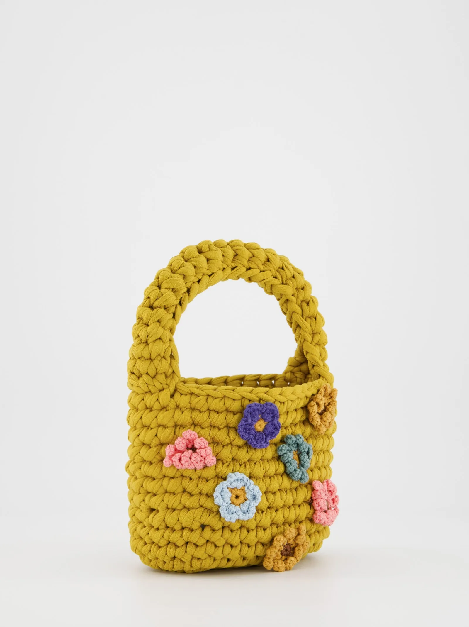 Mini crochet bag with flowers - Marzia sold by Ulanka product image thumbnail 2